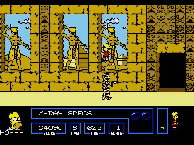 Bart vs the Space Mutants (Genesis)